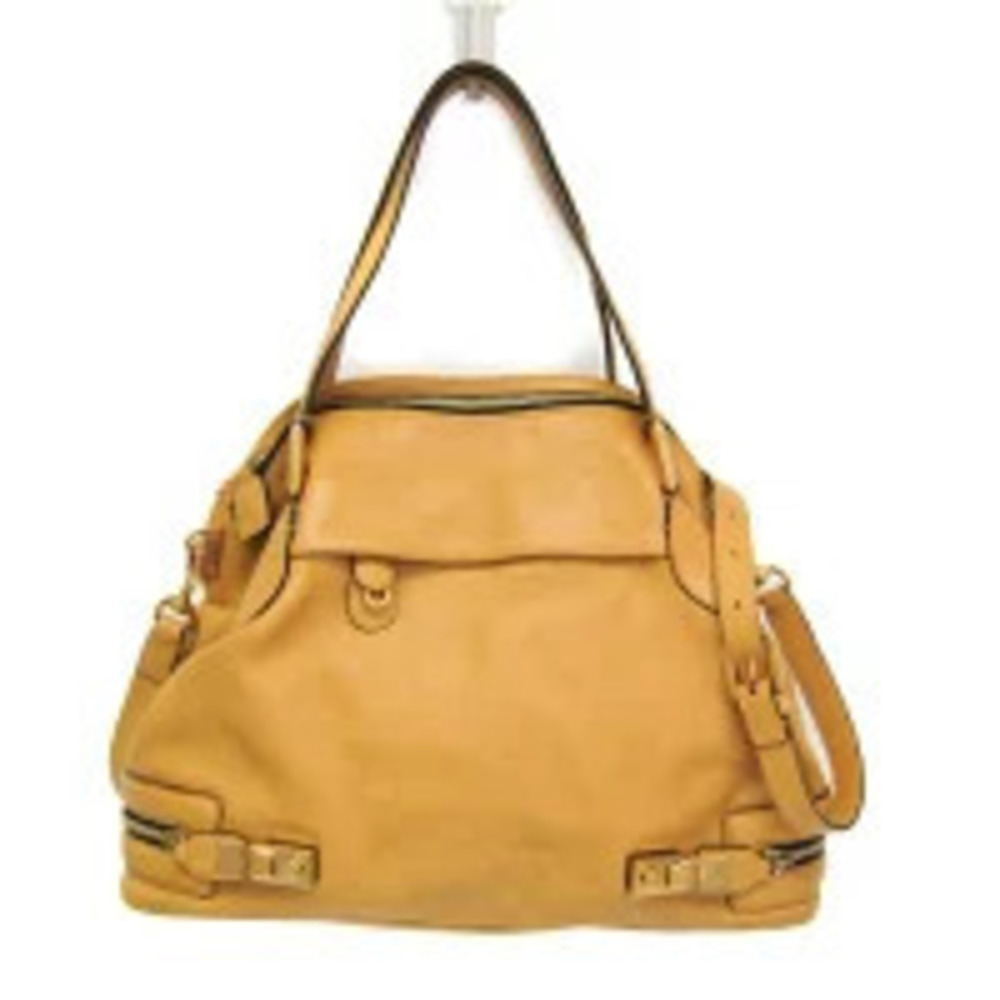 Chloe Bag Leather Handbag Shoulder Yellow
